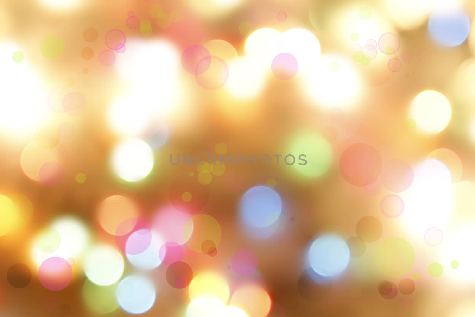 Bright circles of light abstract background