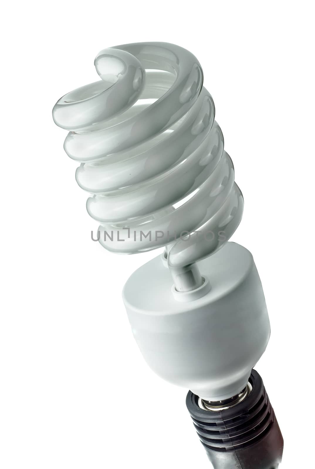 lamp energy isolated on white background