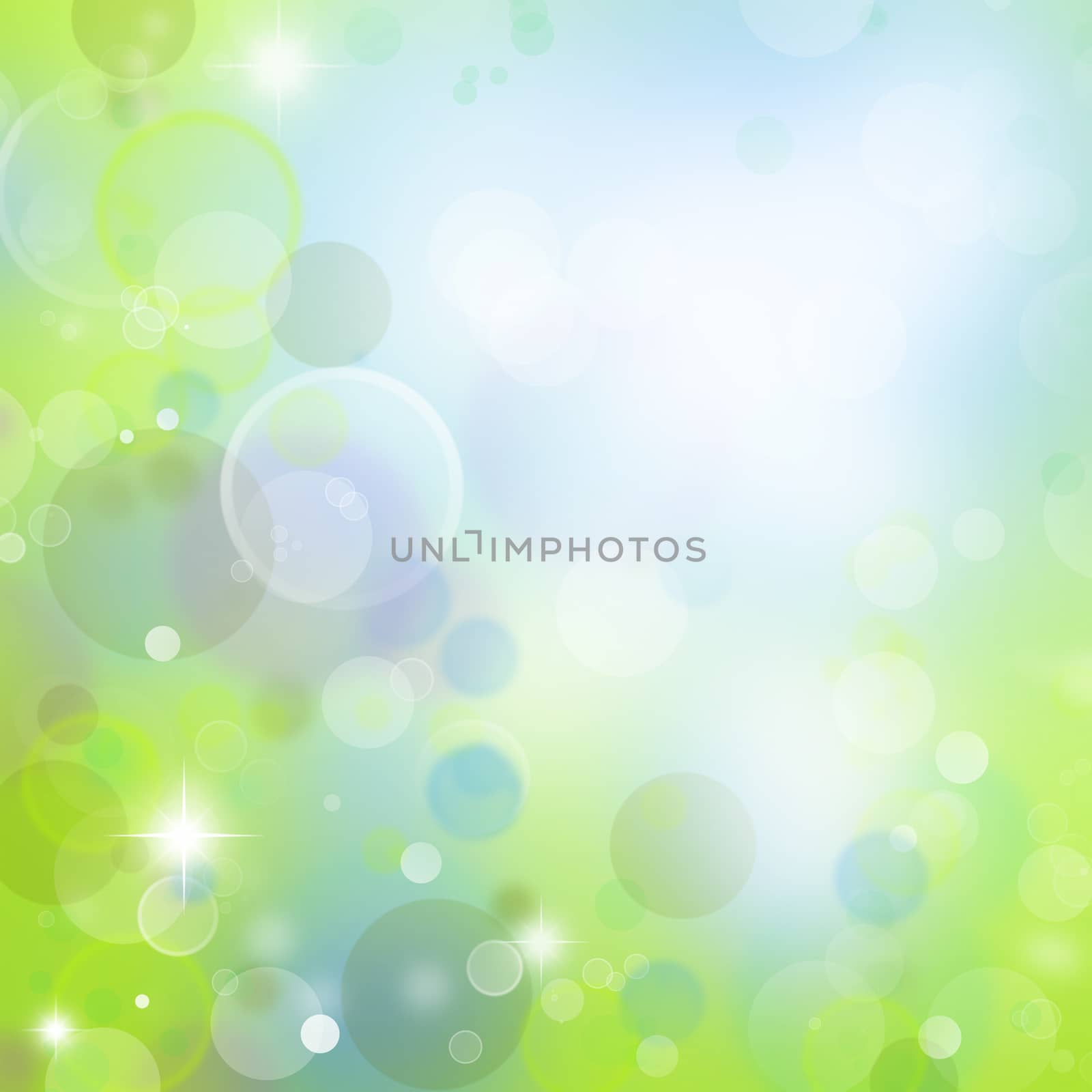 Abstract blue and green tone background