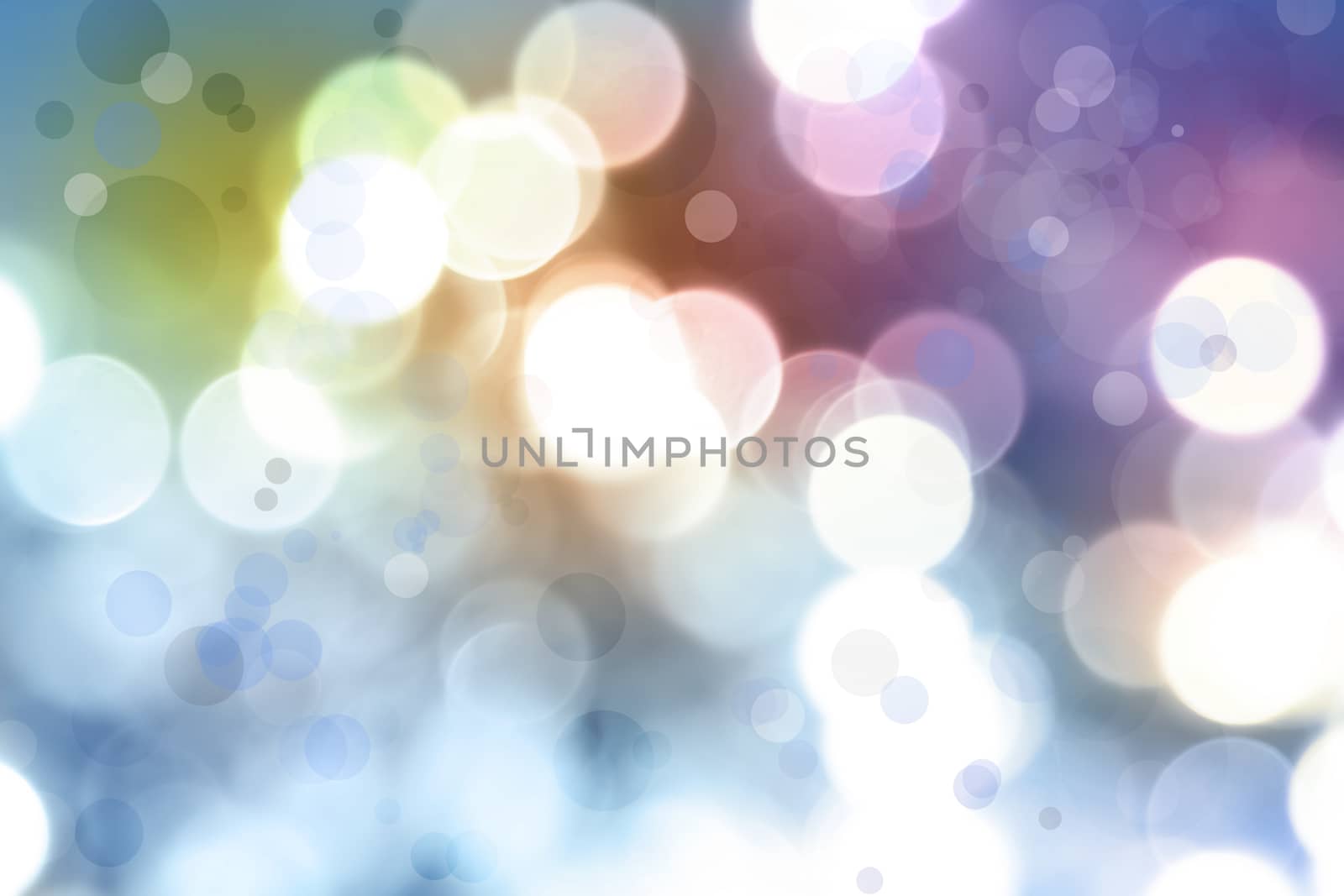 Bright circles of light abstract color background