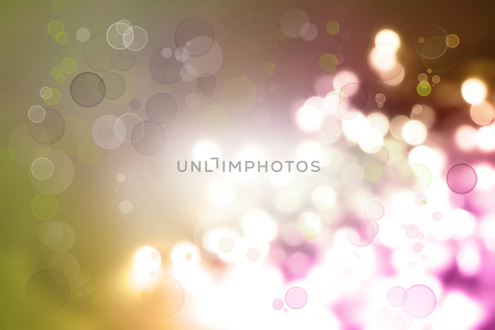 Bright circles of light abstract color background