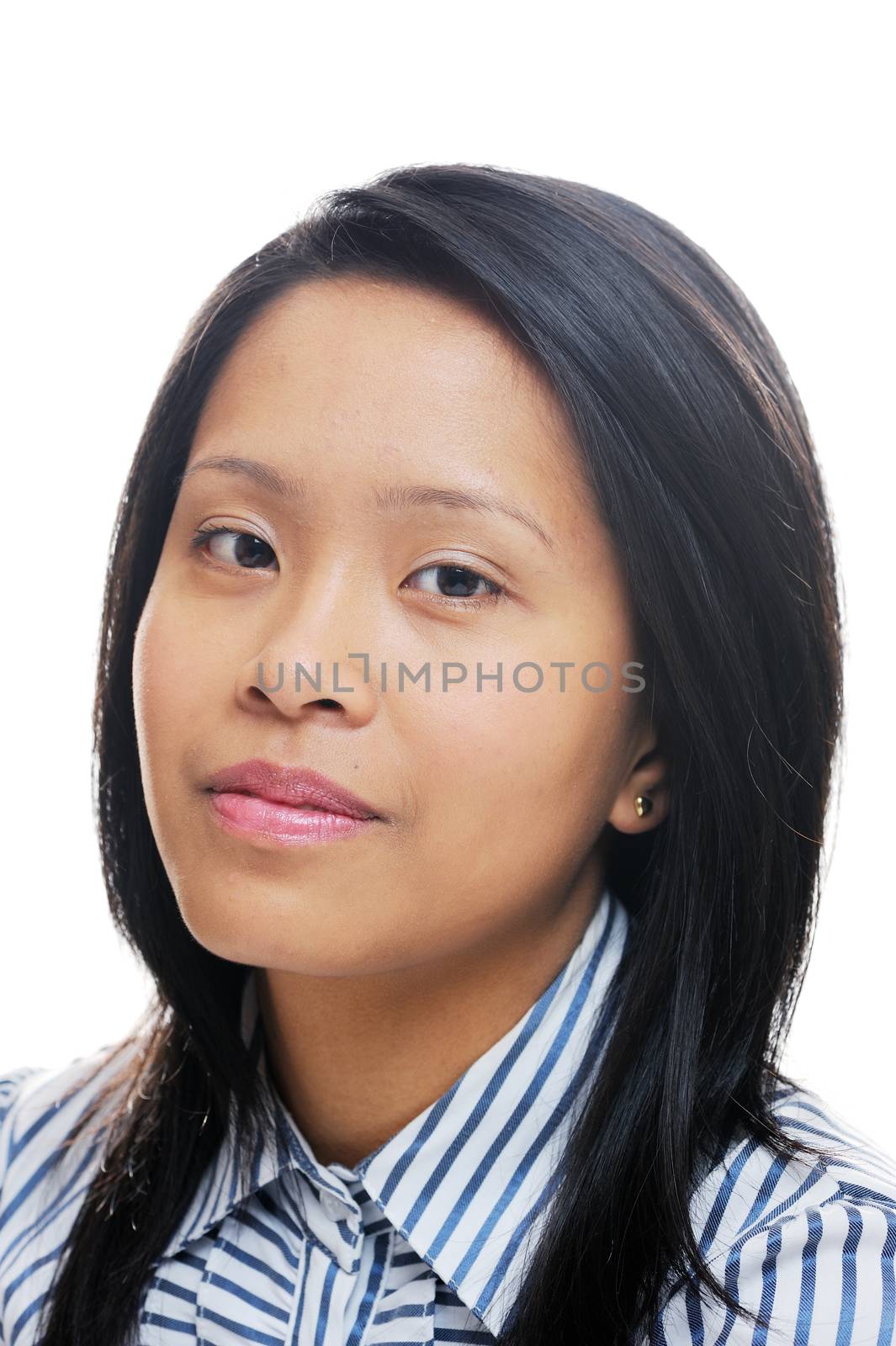 Young asian lady looking smart