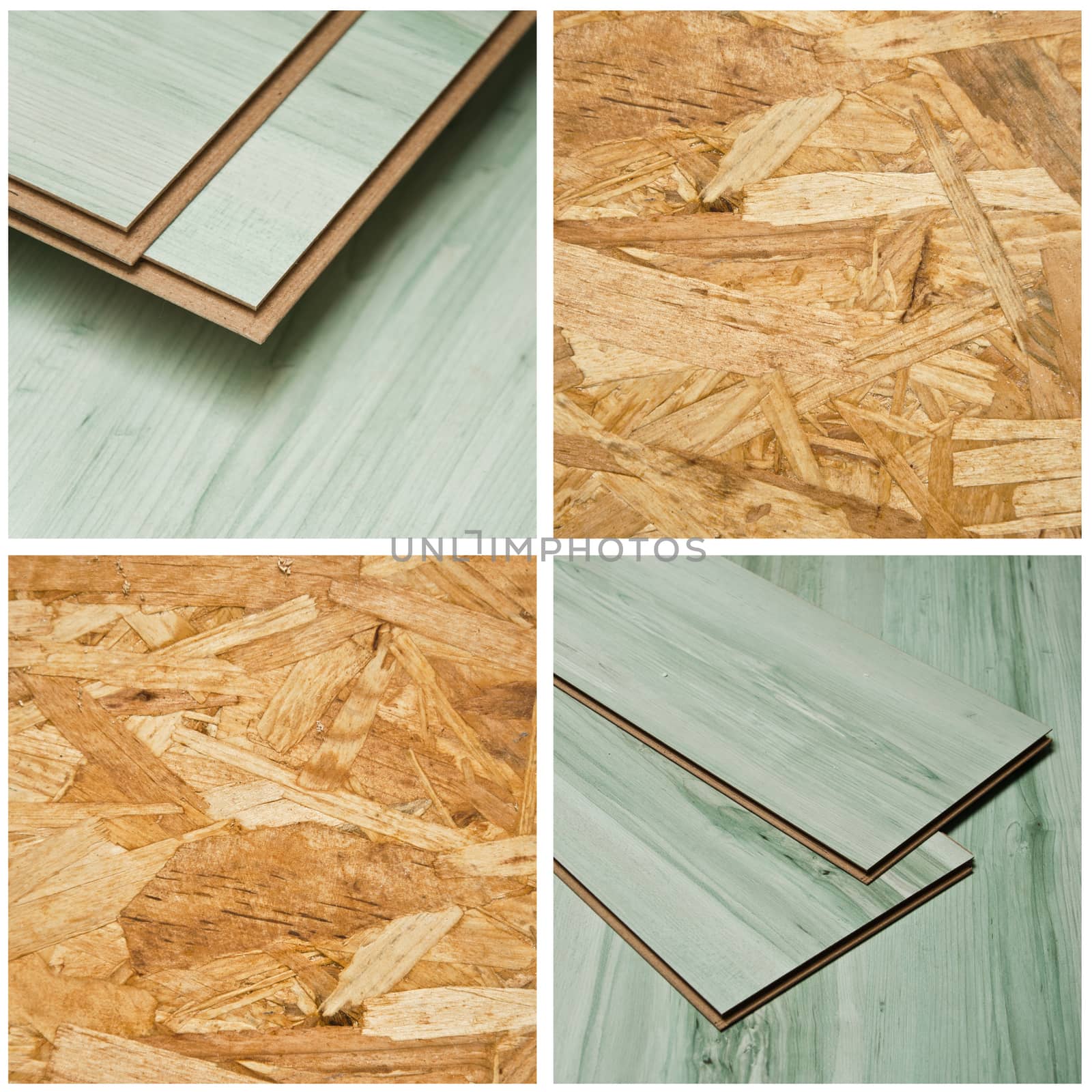 wooden background collage by NeydtStock