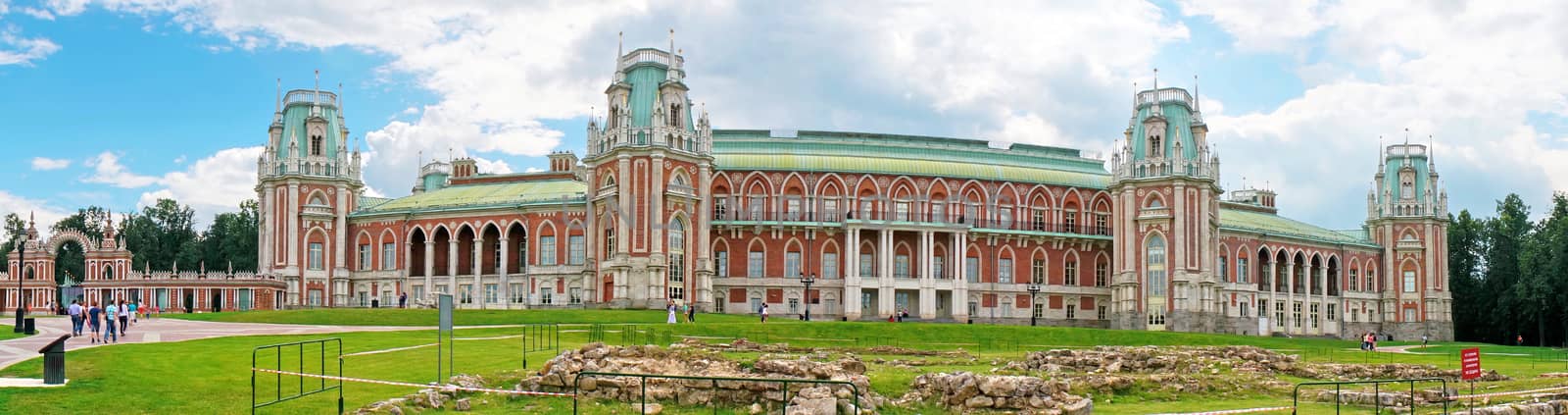 Palace of the Russian Empress Catherine II in Moscow                               