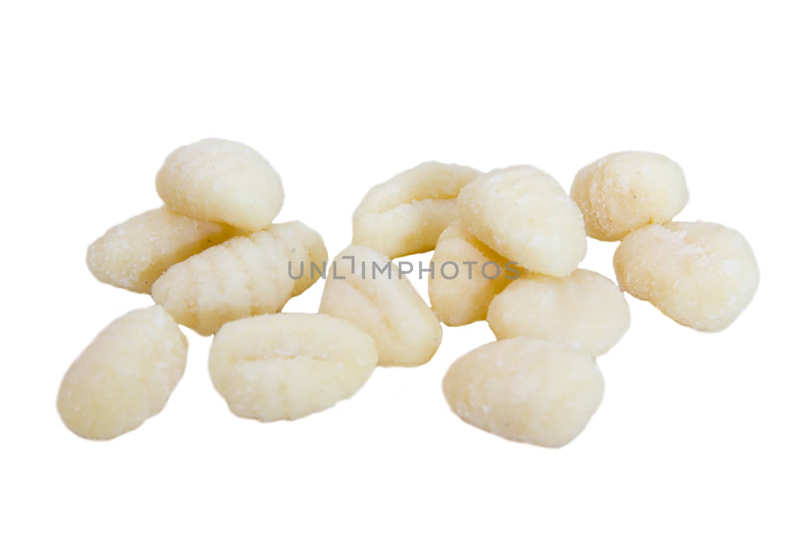 Gnocchi scattered on white background







Lupini cooked on white background