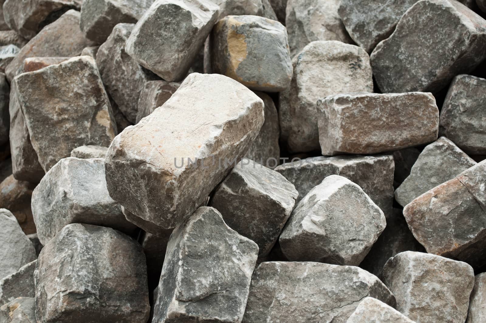 cobbles closeup industry material background