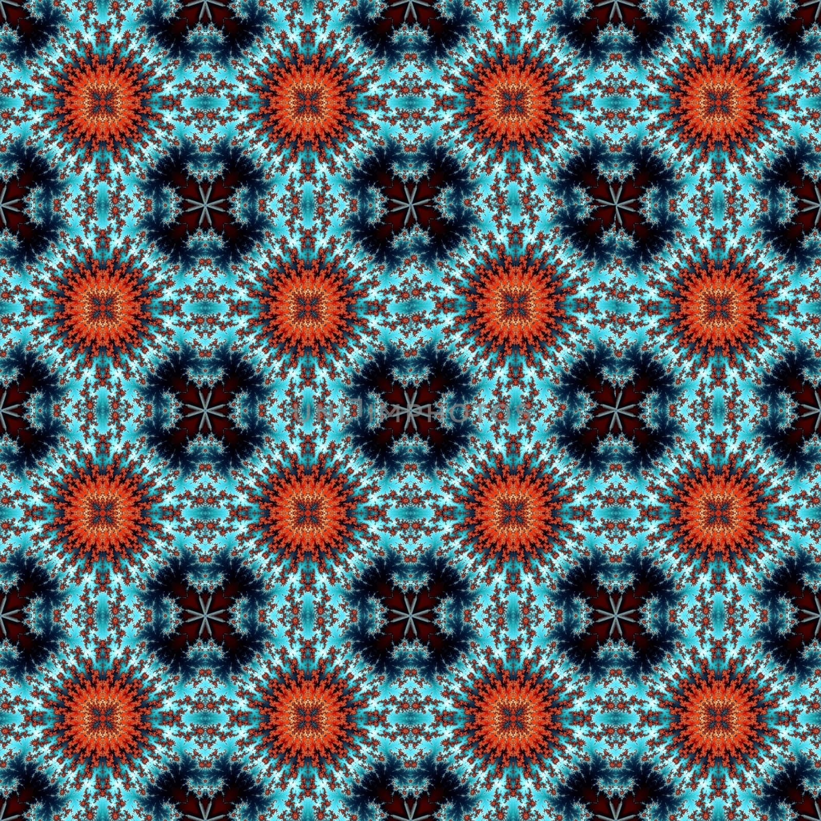 Digital computer graphic - seamless decorative ornament for design.