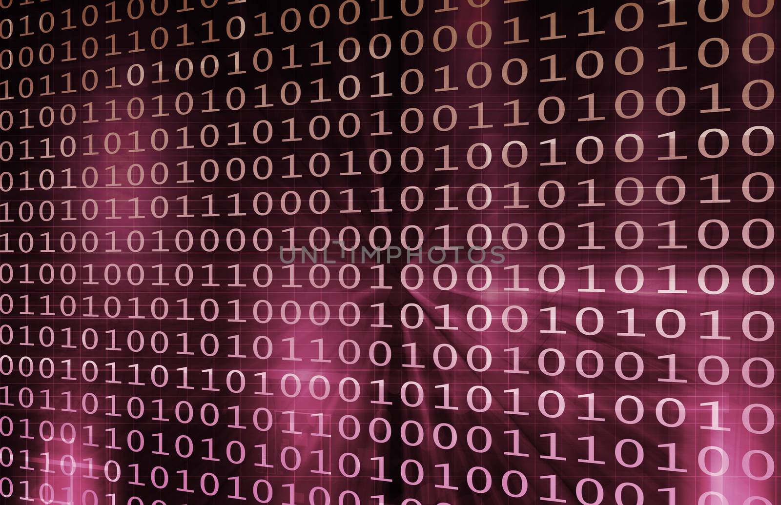 Internet Web Abstract on a Digital Background