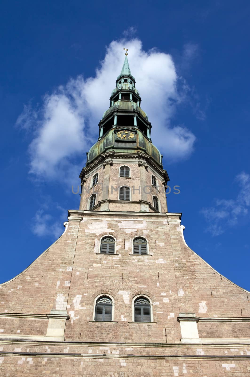 St. Peter's Church in Riga by chrisdorney