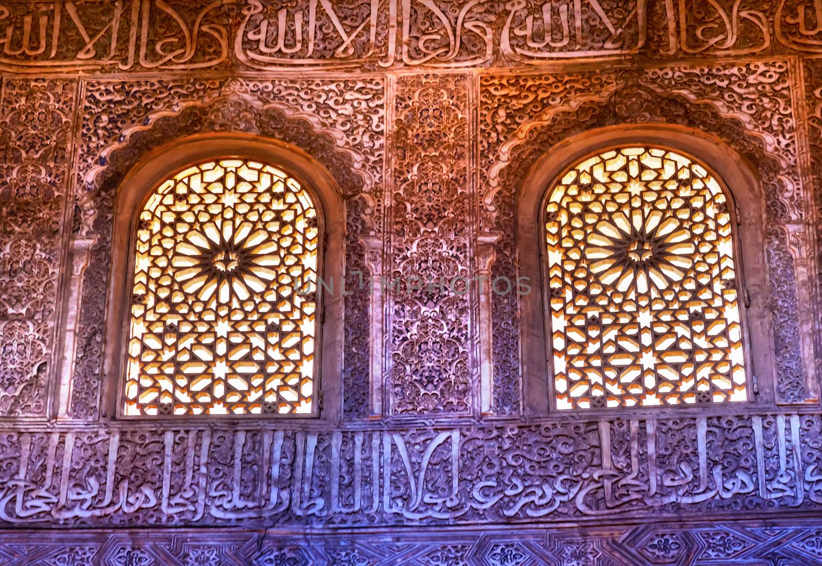 Windows Moorish Wall Designs Sala de Albencerrajes Alhambra Moorish Wall Patterns Designs Granada Andalusia Spain  