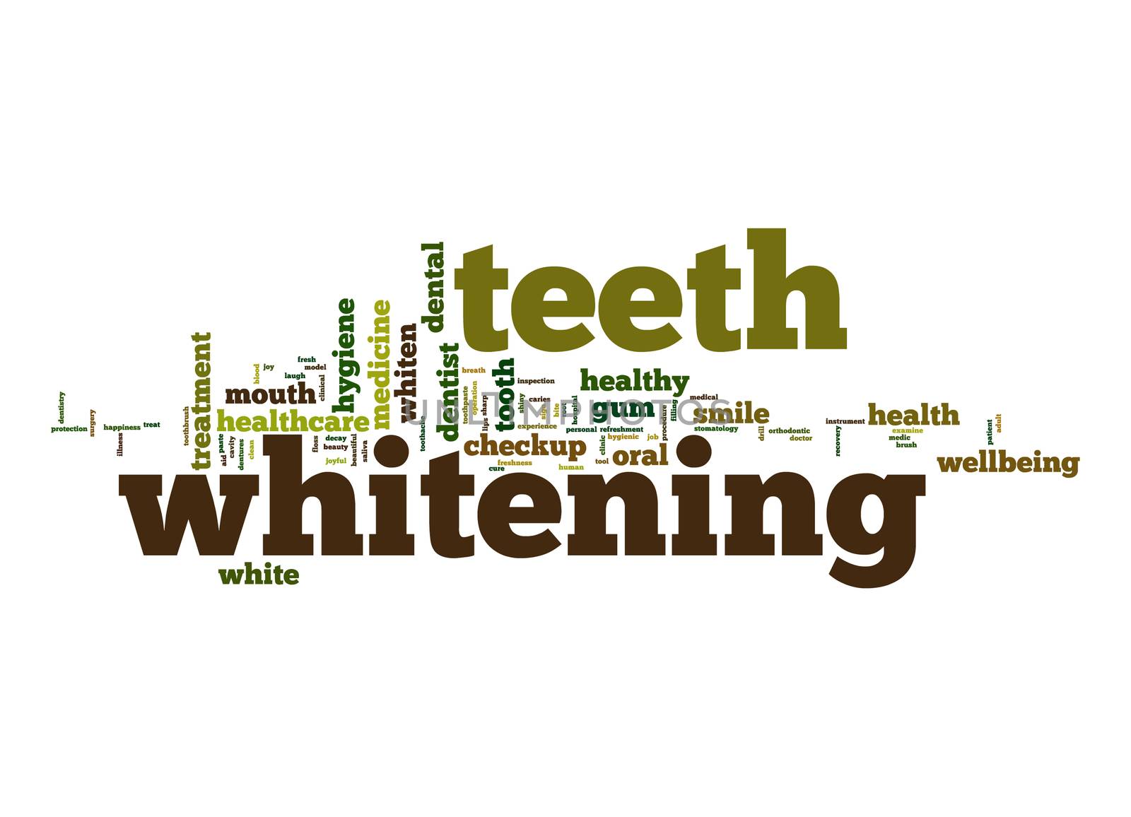 Teeth whitening word cloud by tang90246