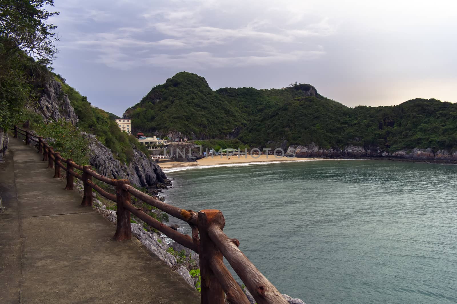 Dawn on Cat Ba Island in Ha Long Bay, Vietnam. 