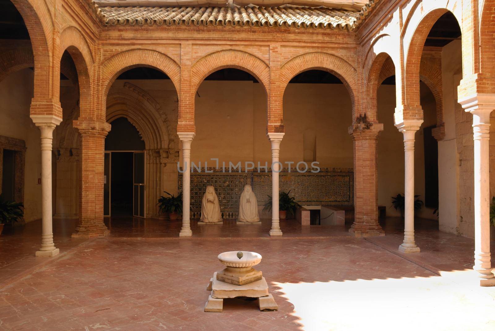 Pation in La Cartuja, an old monastery located Seville, Spain. 