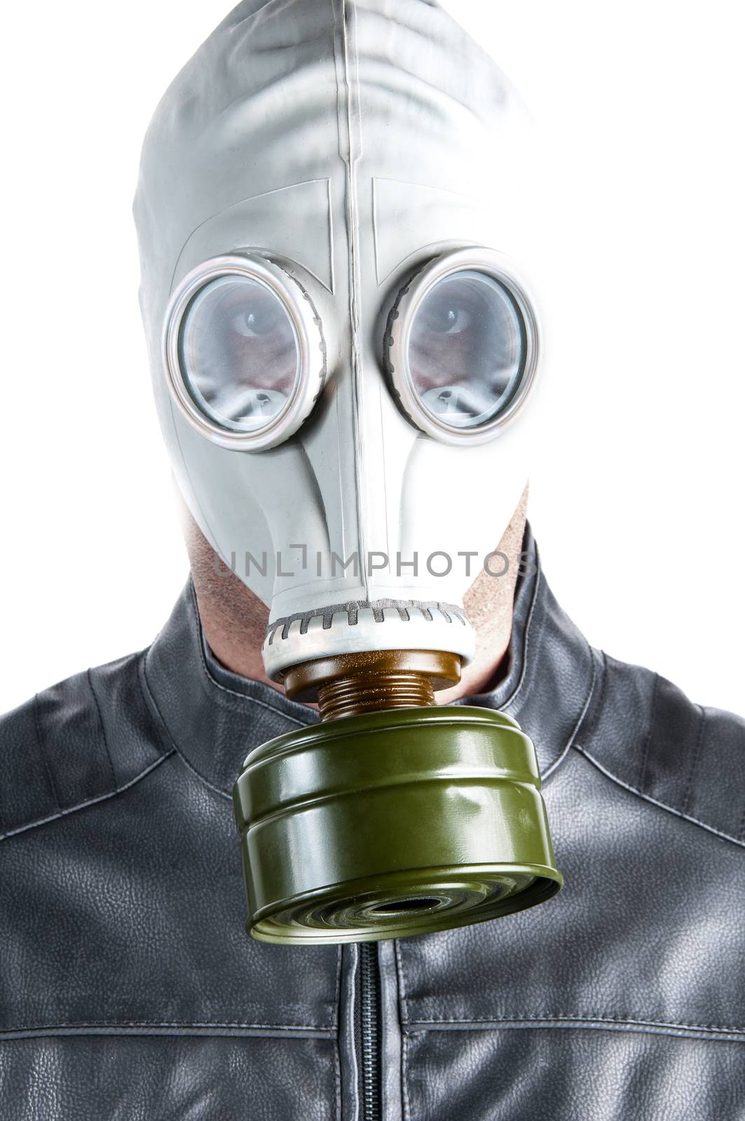  Man in Gas Mask by CHR1