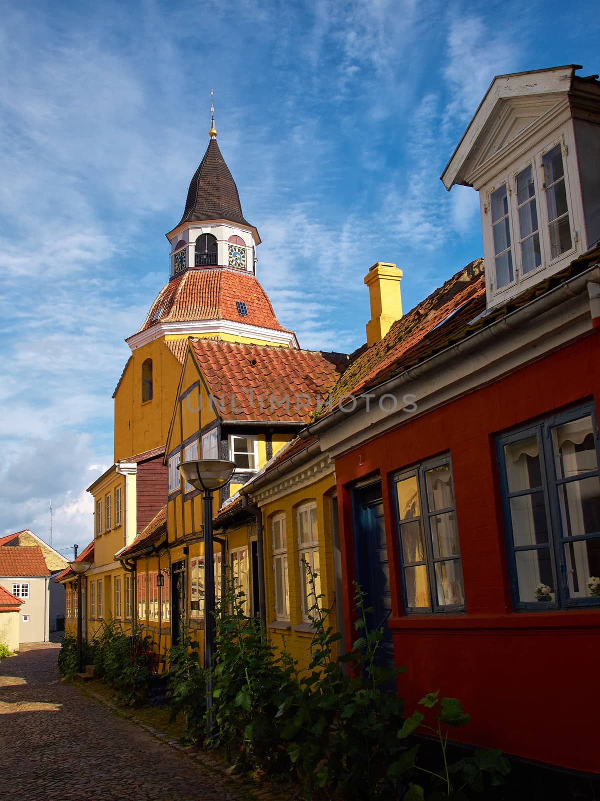 Bell tower in Faaborg Funen Denmark by Ronyzmbow