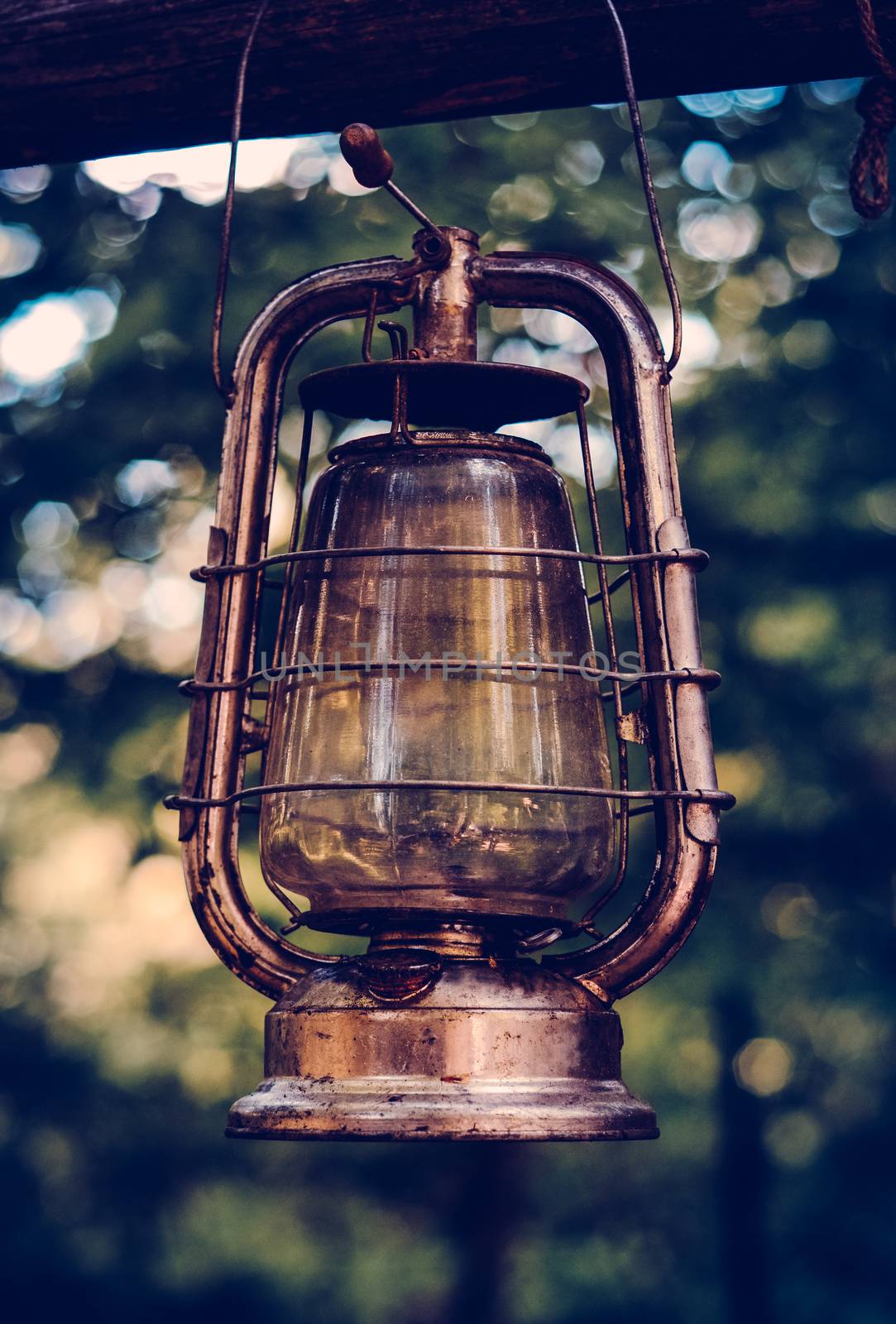 Vintage Oil Lamp WIth Retro Filter by mrdoomits