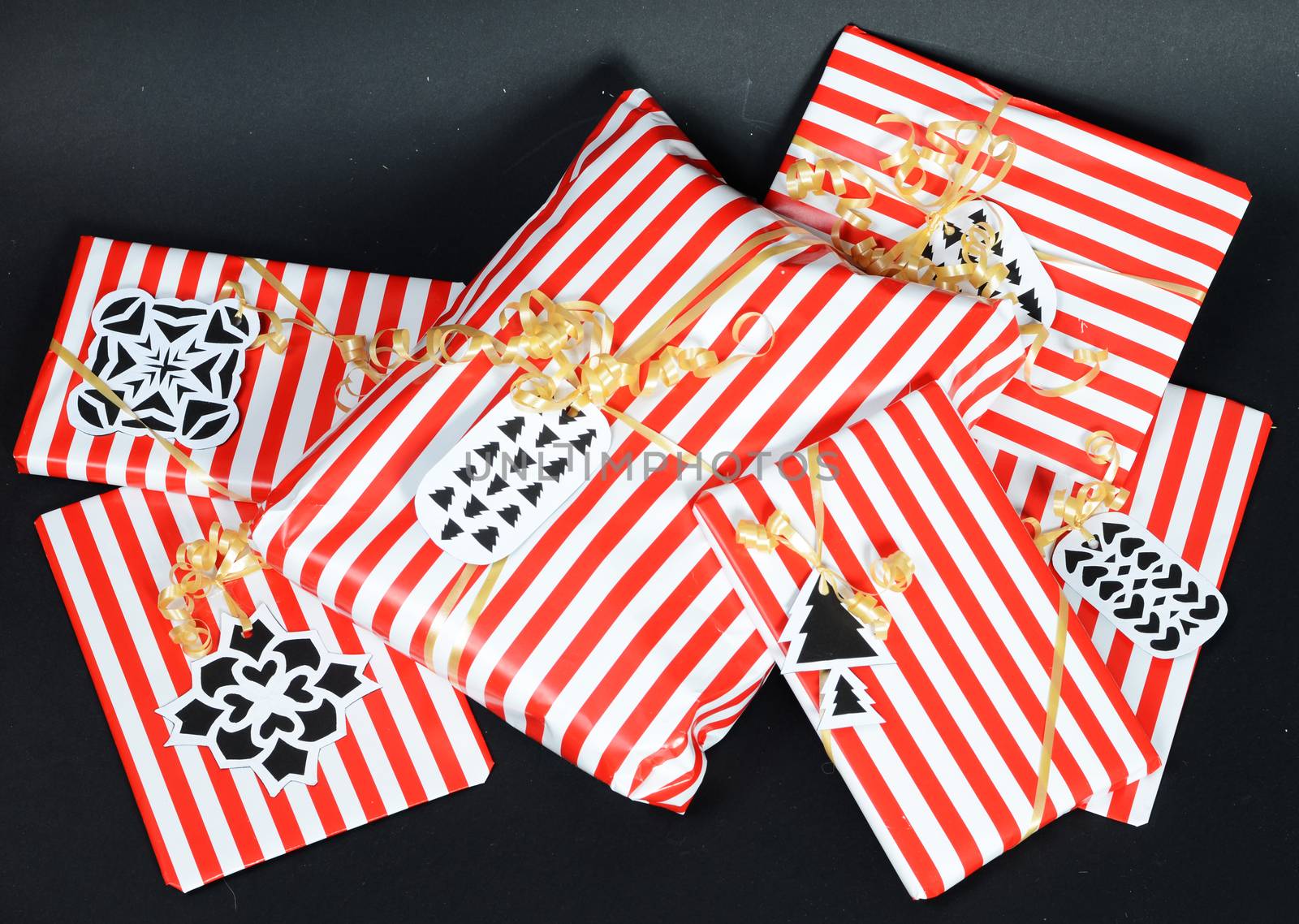 christmas gifts with handmade tags