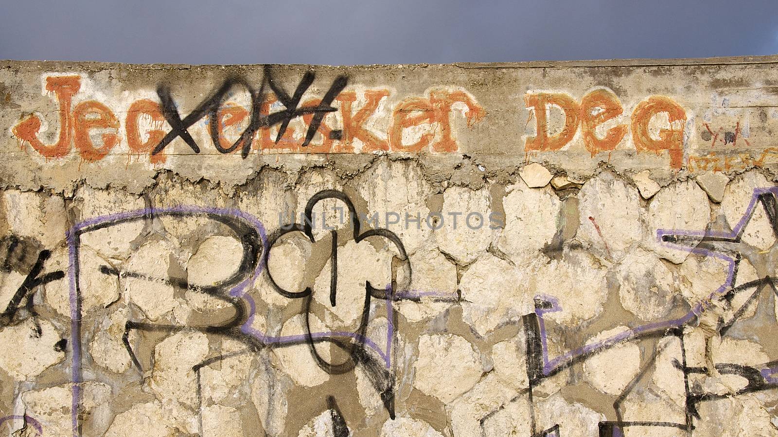 Young artists have decorated the walls and breakwaters in Varna port on the Black Sea