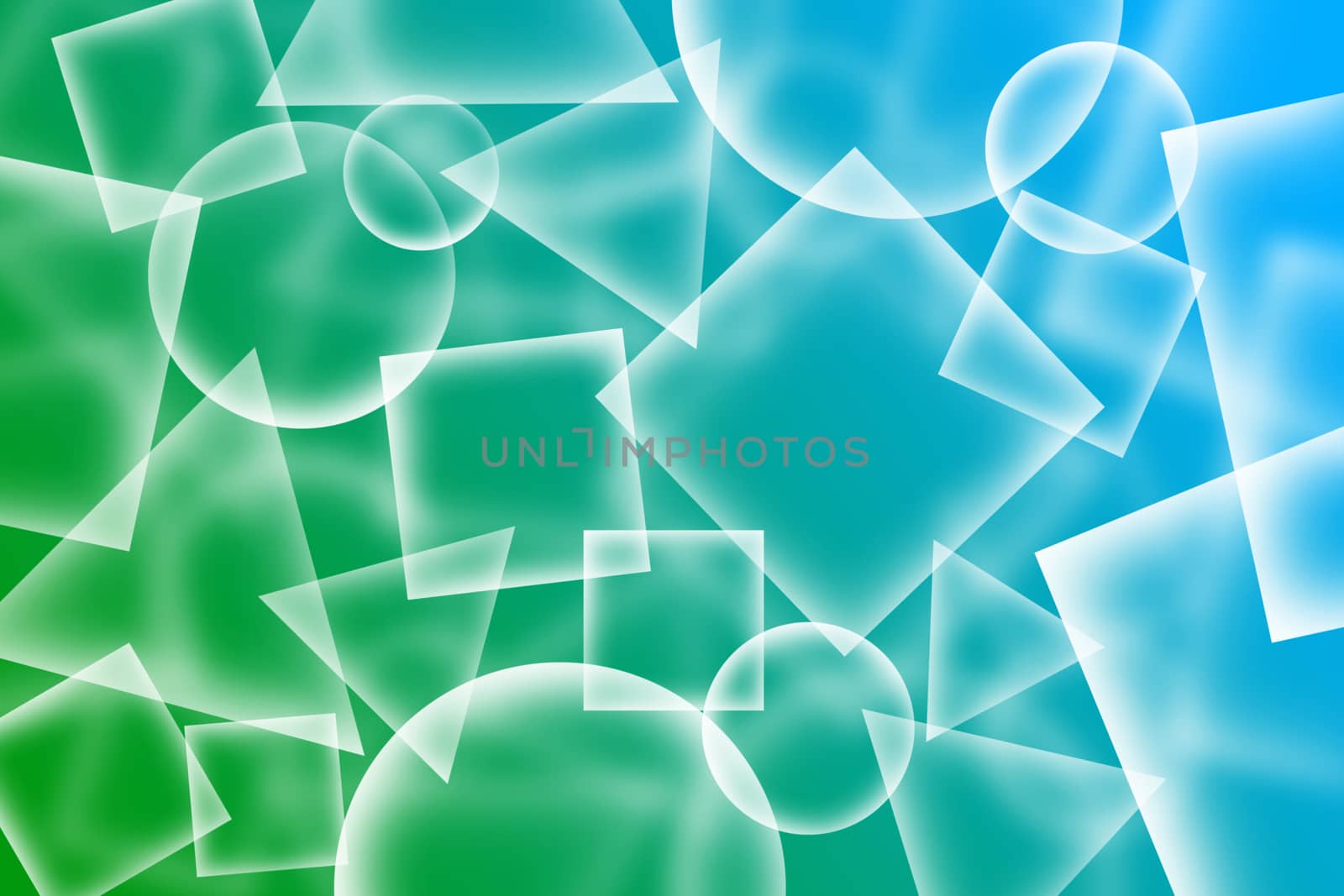 Abstract transparent shapes background by Nonneljohn