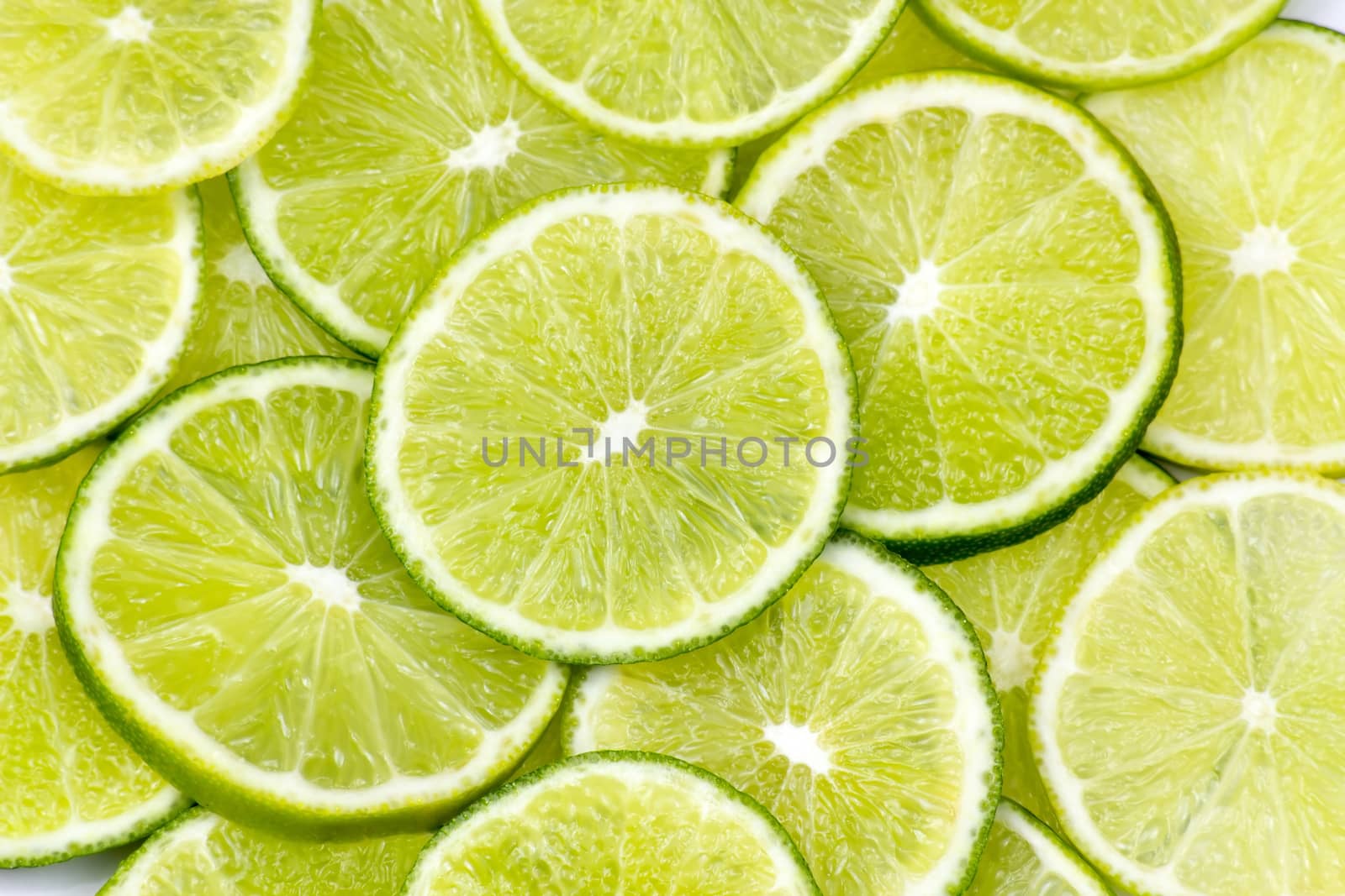 lime slices - background