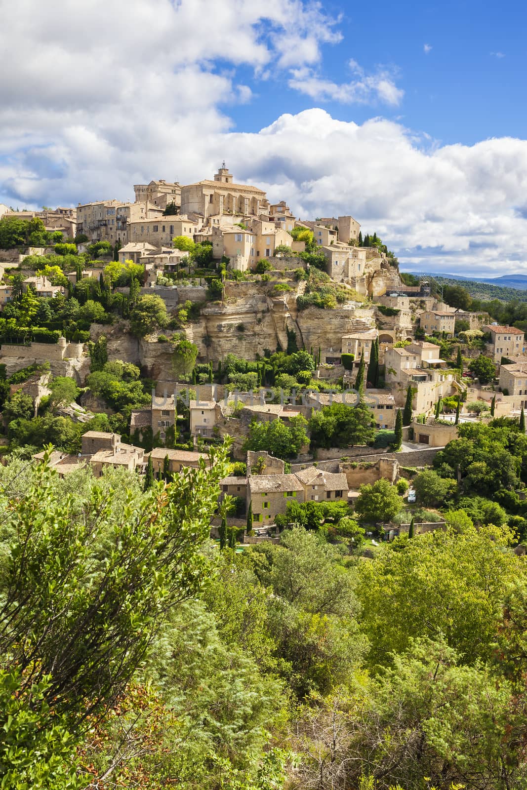 Gordes medieval village in Southern France by vwalakte