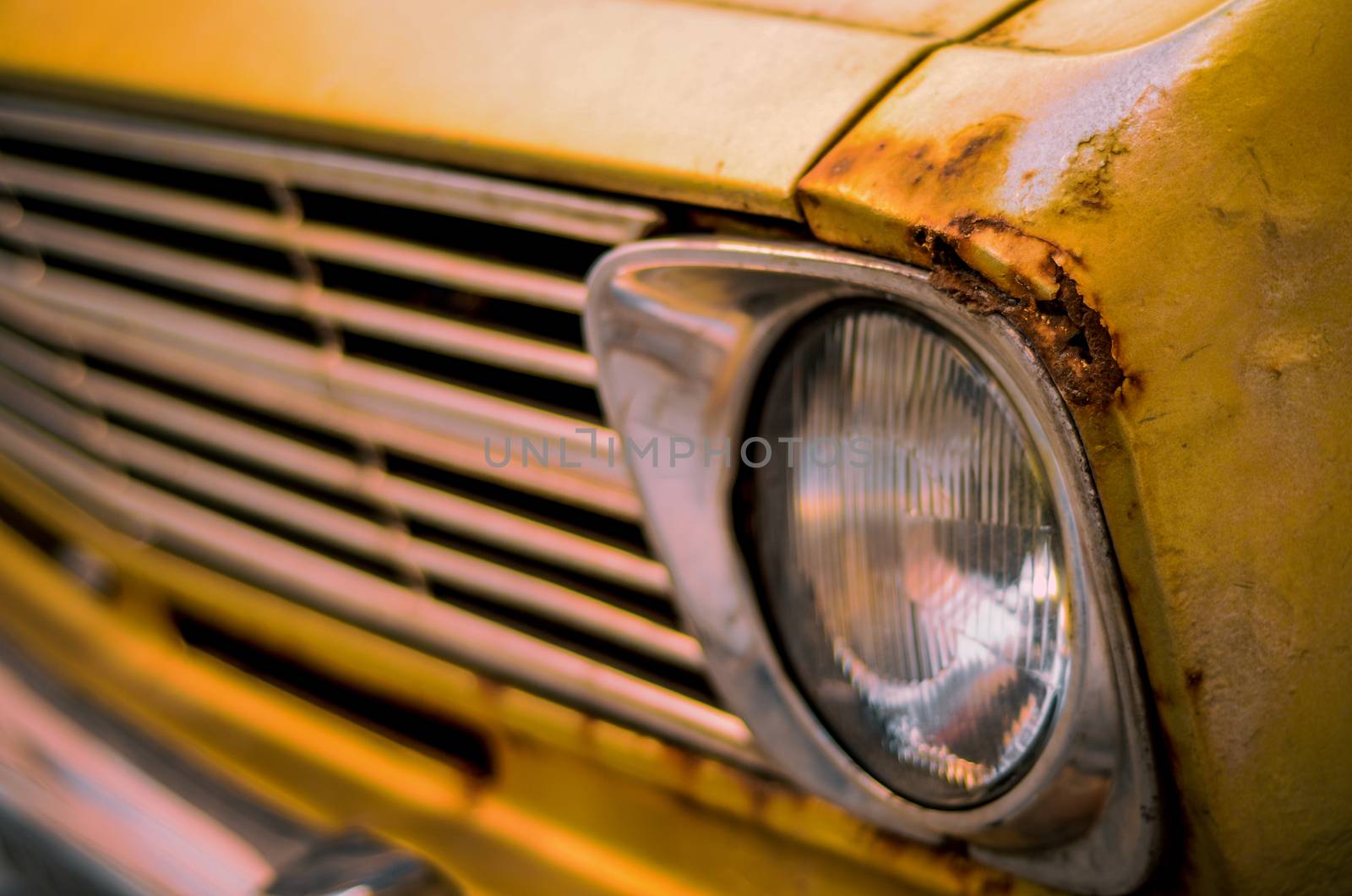Retro Style Vintage Rusty Car by mrdoomits