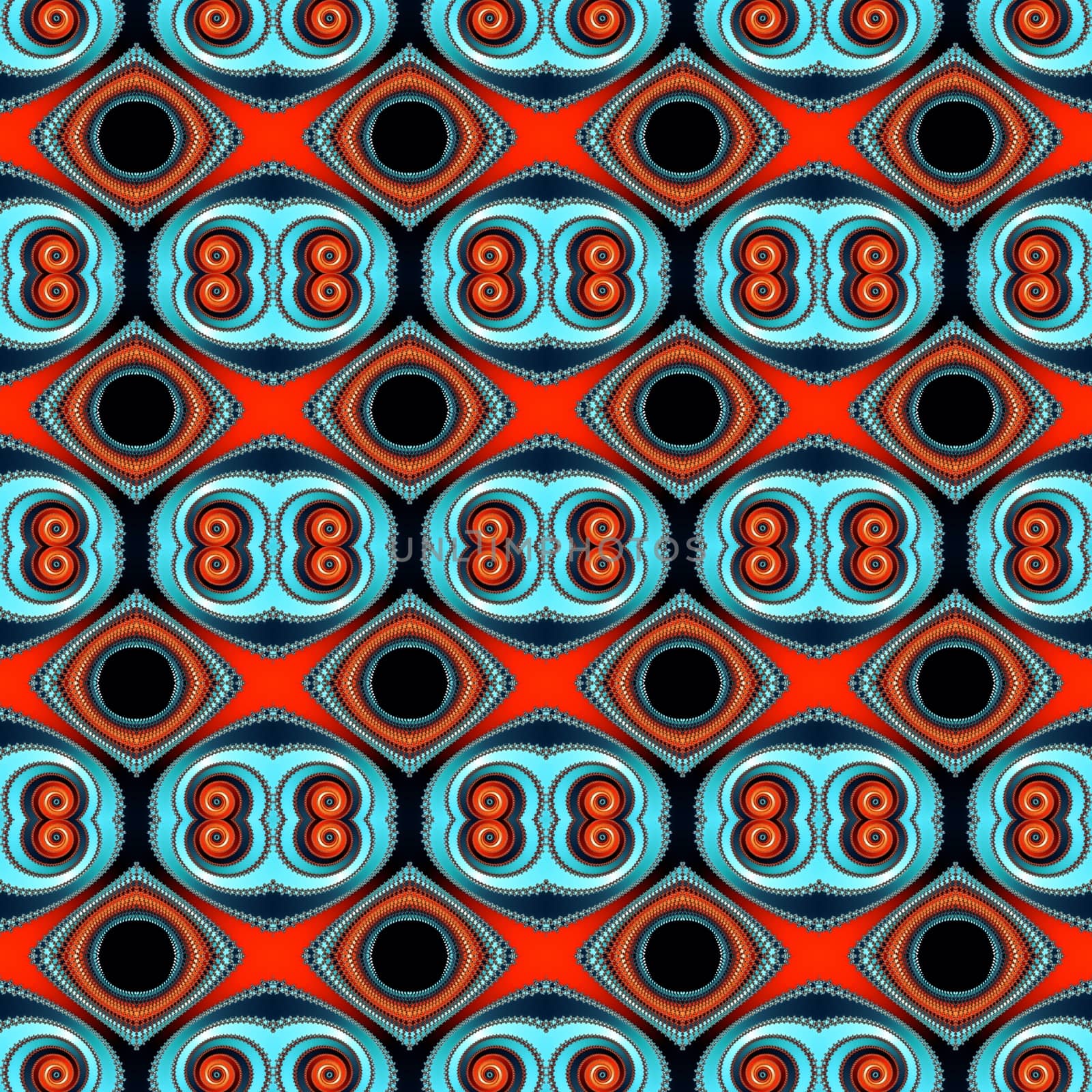 Digital computer graphic - seamless decorative ornament for design.