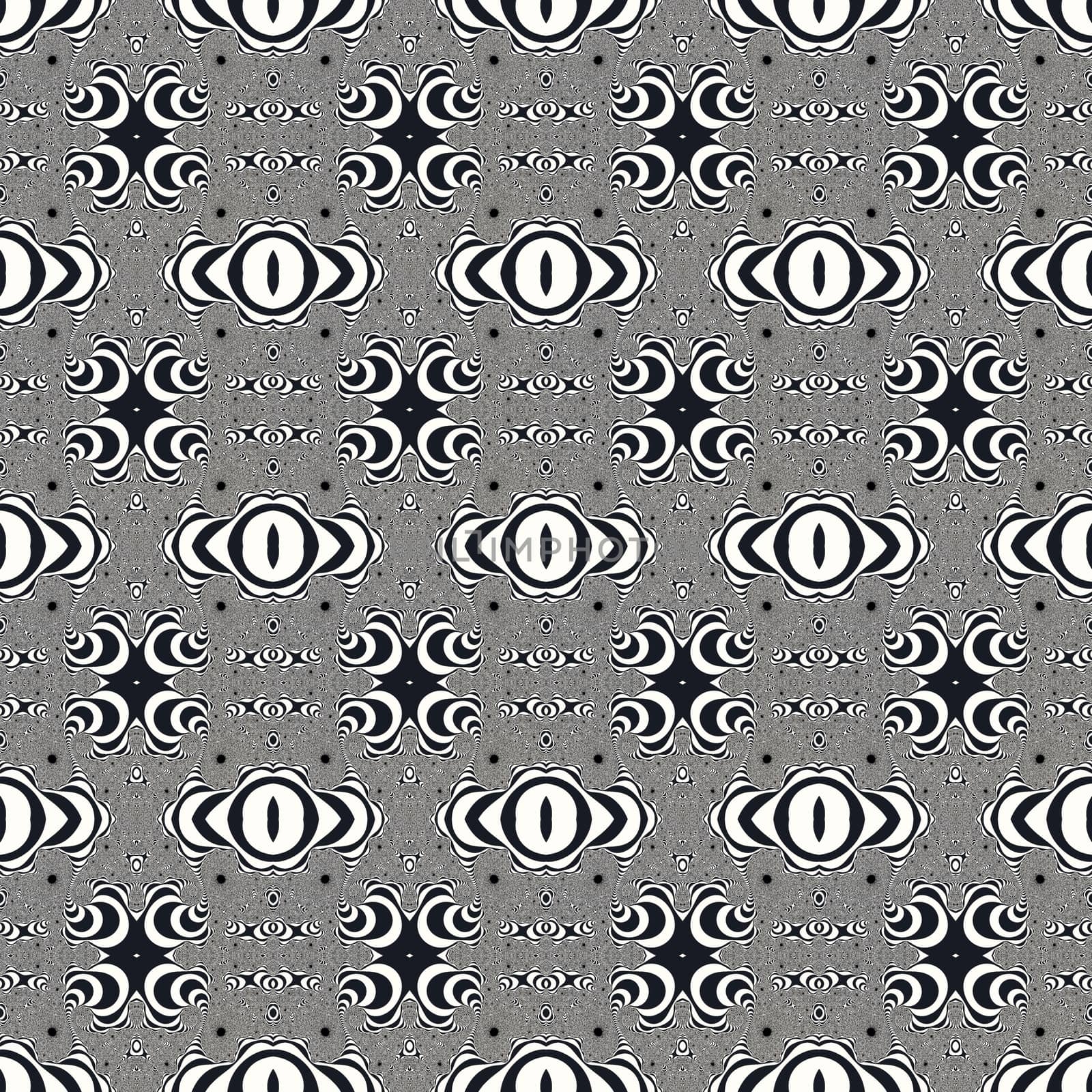 Digital computer graphic - seamless decorative ornament in a graphic style.