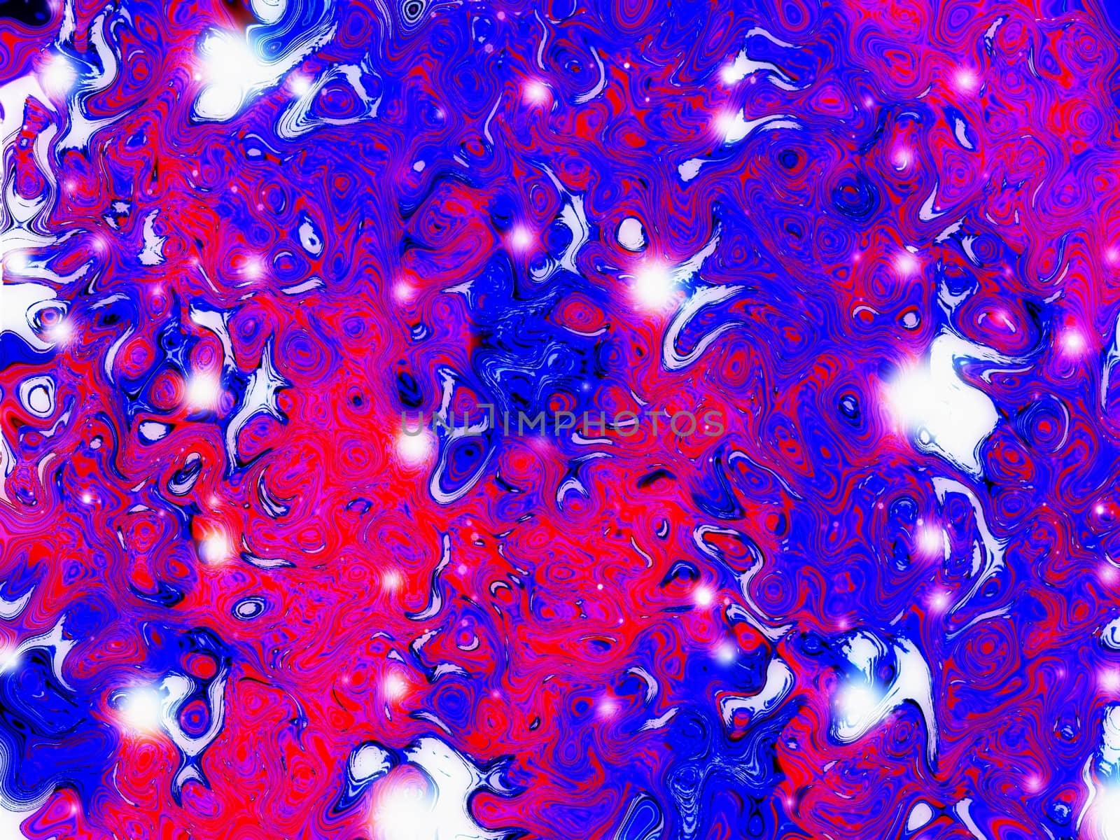 Digital computer graphic - abstraction space for design.