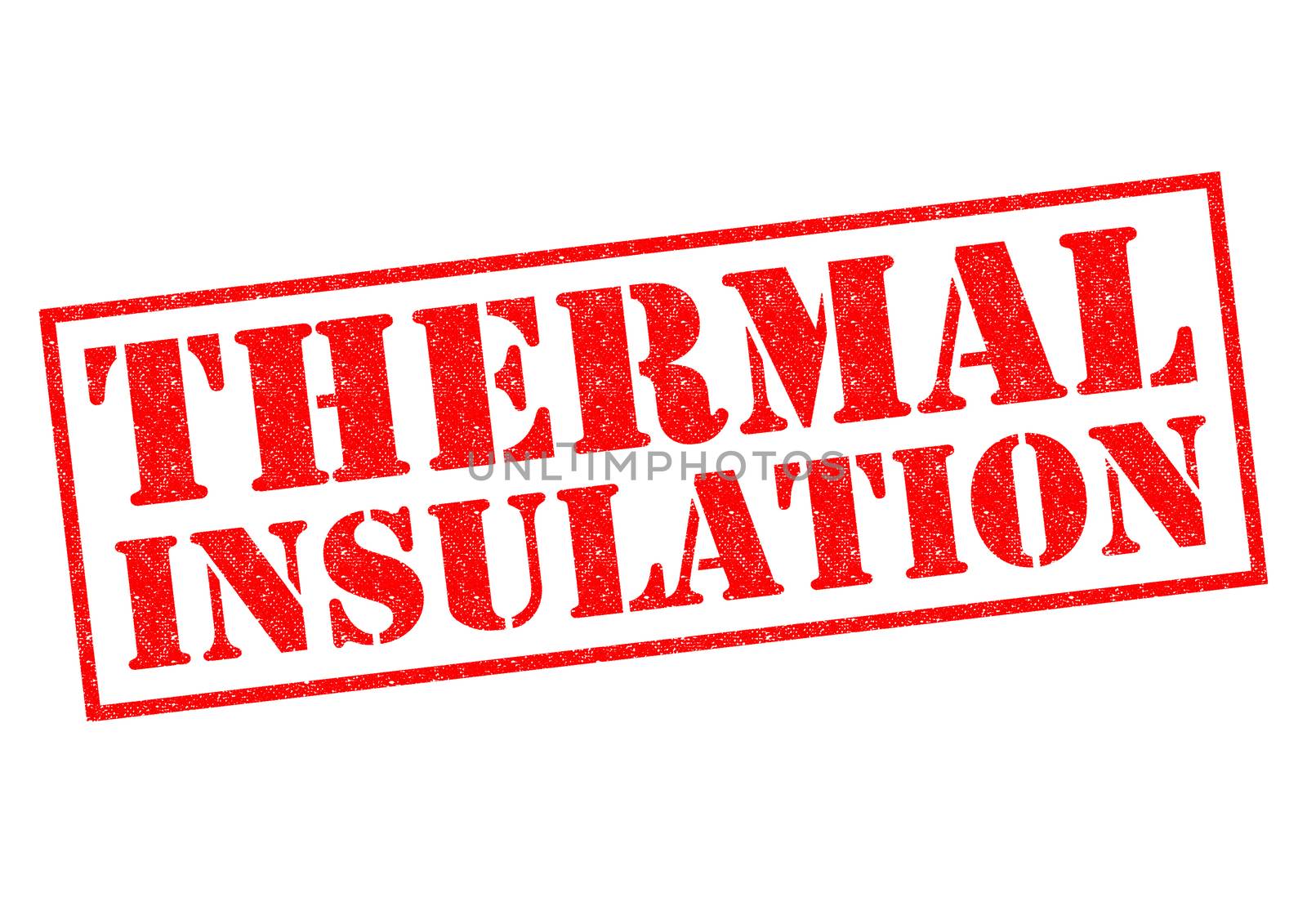 THERMAL INSULATION red Rubber Stamp over a white background.