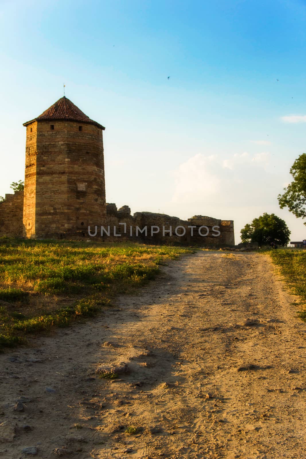 old big  big military fortress in Ukraine