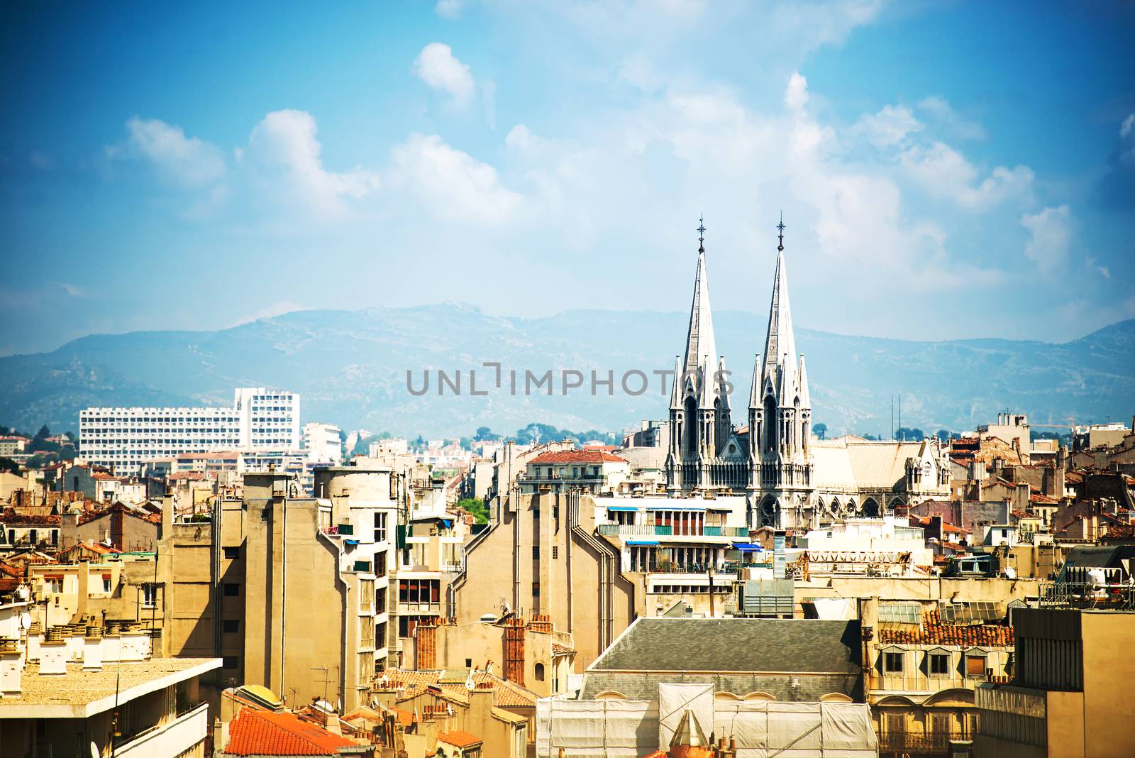 beautiful view of Marseille, France by GekaSkr