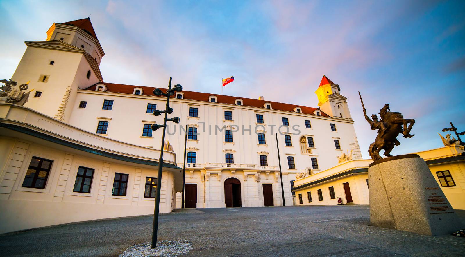 Beautiful Bratislava Castle in Slovakia