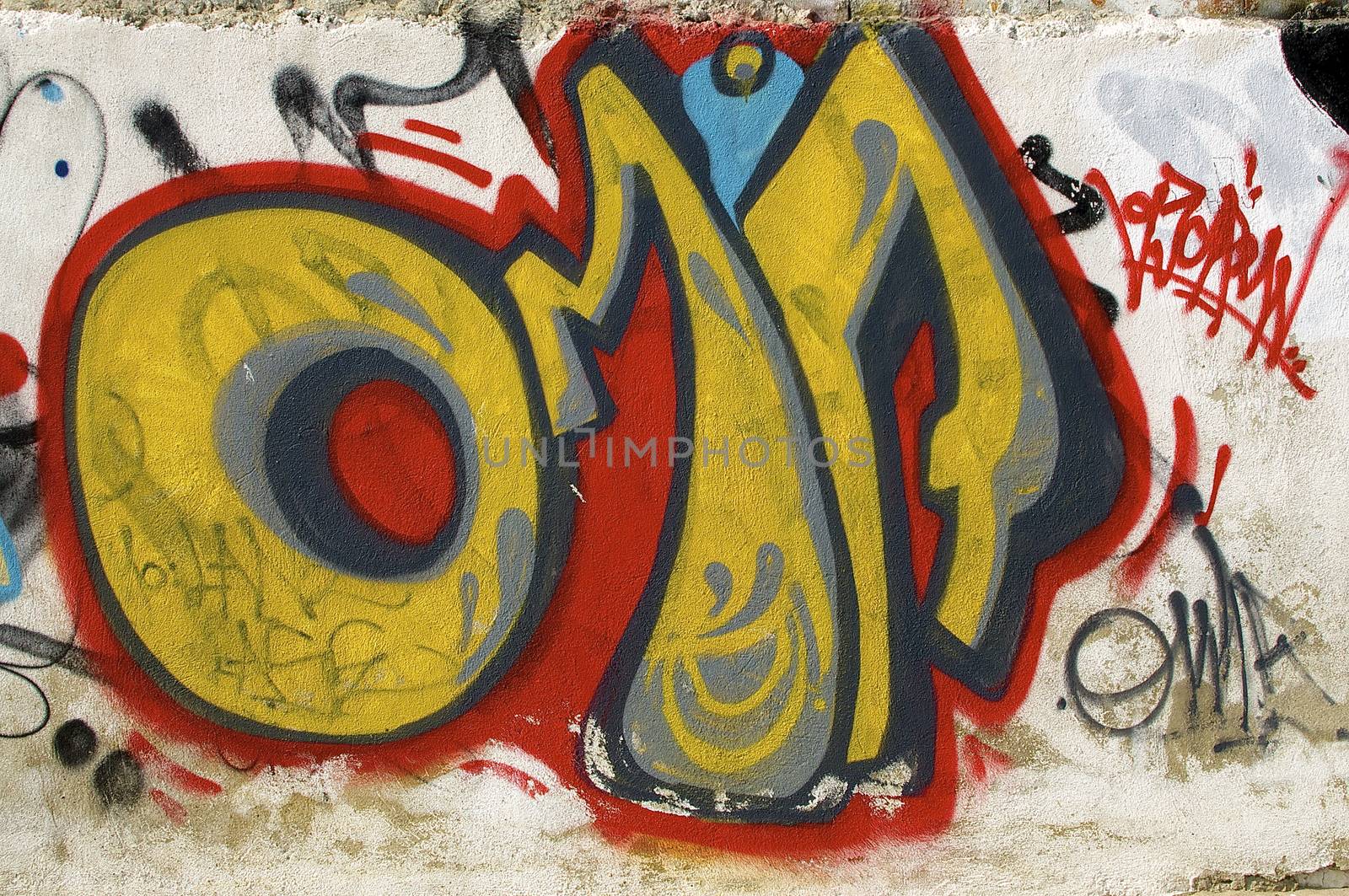 A decorative painting on a wall in Varna