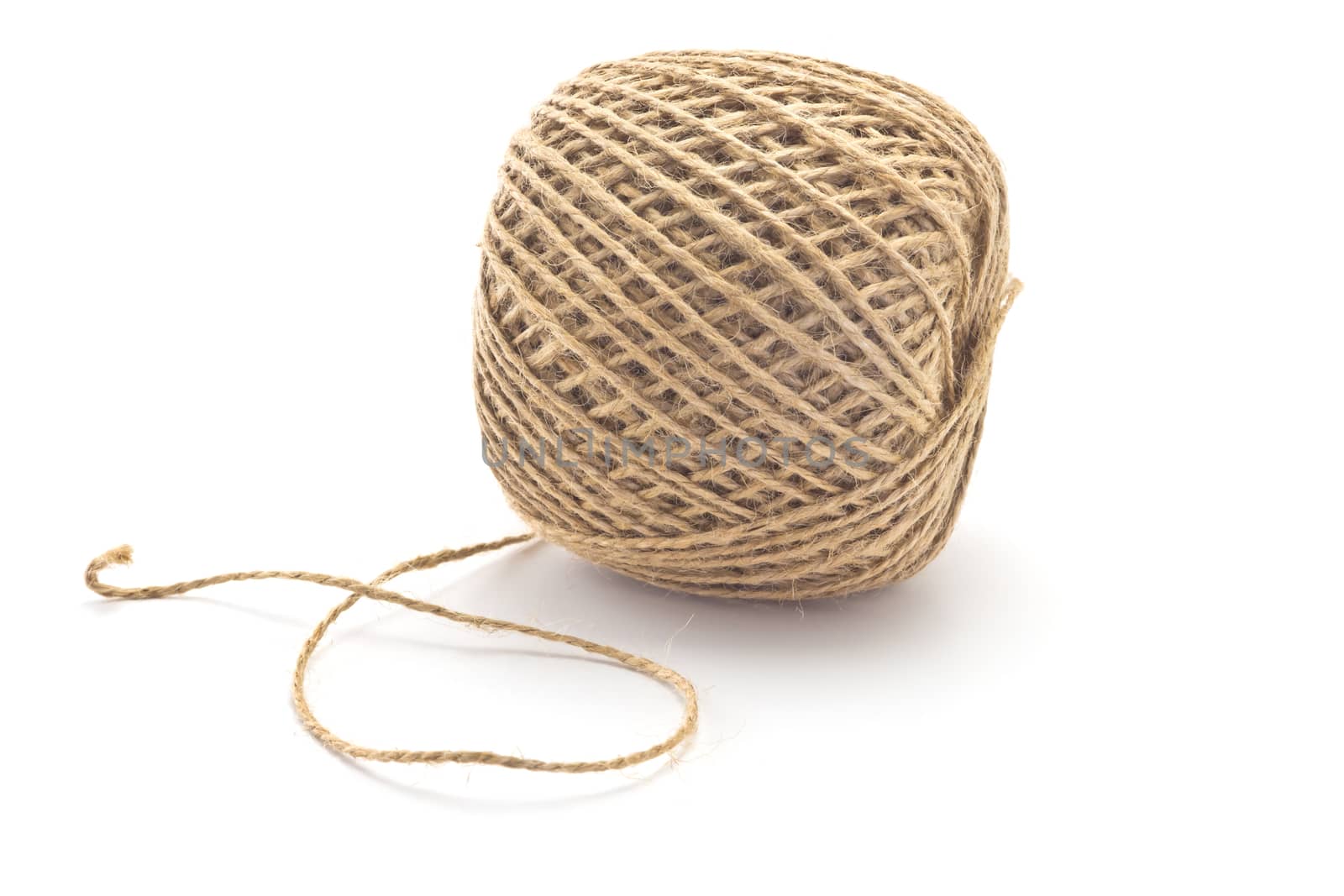 small skein of jute twine for packaging