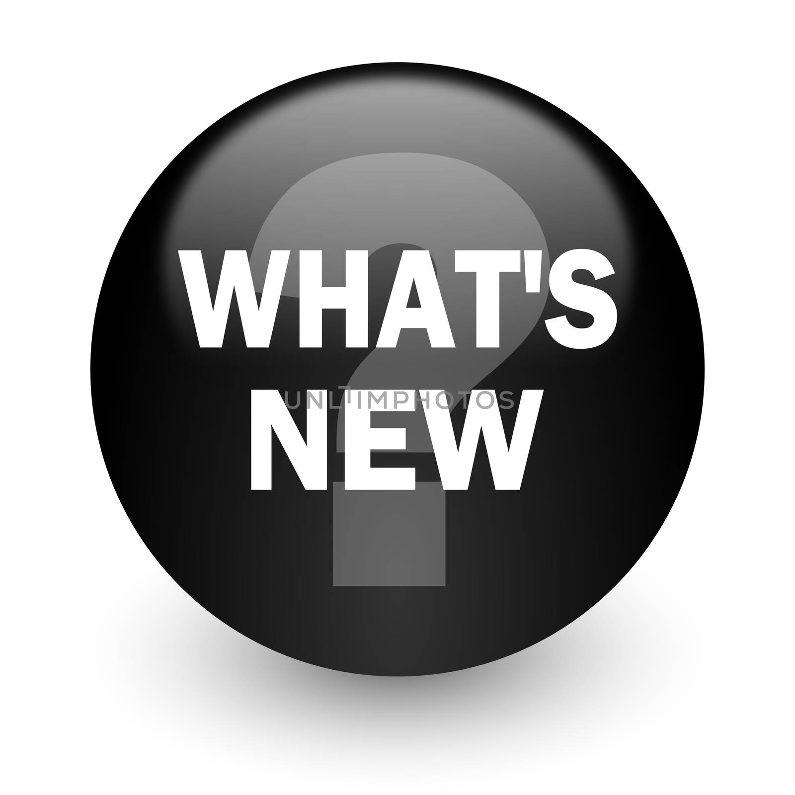 black glossy computer icon