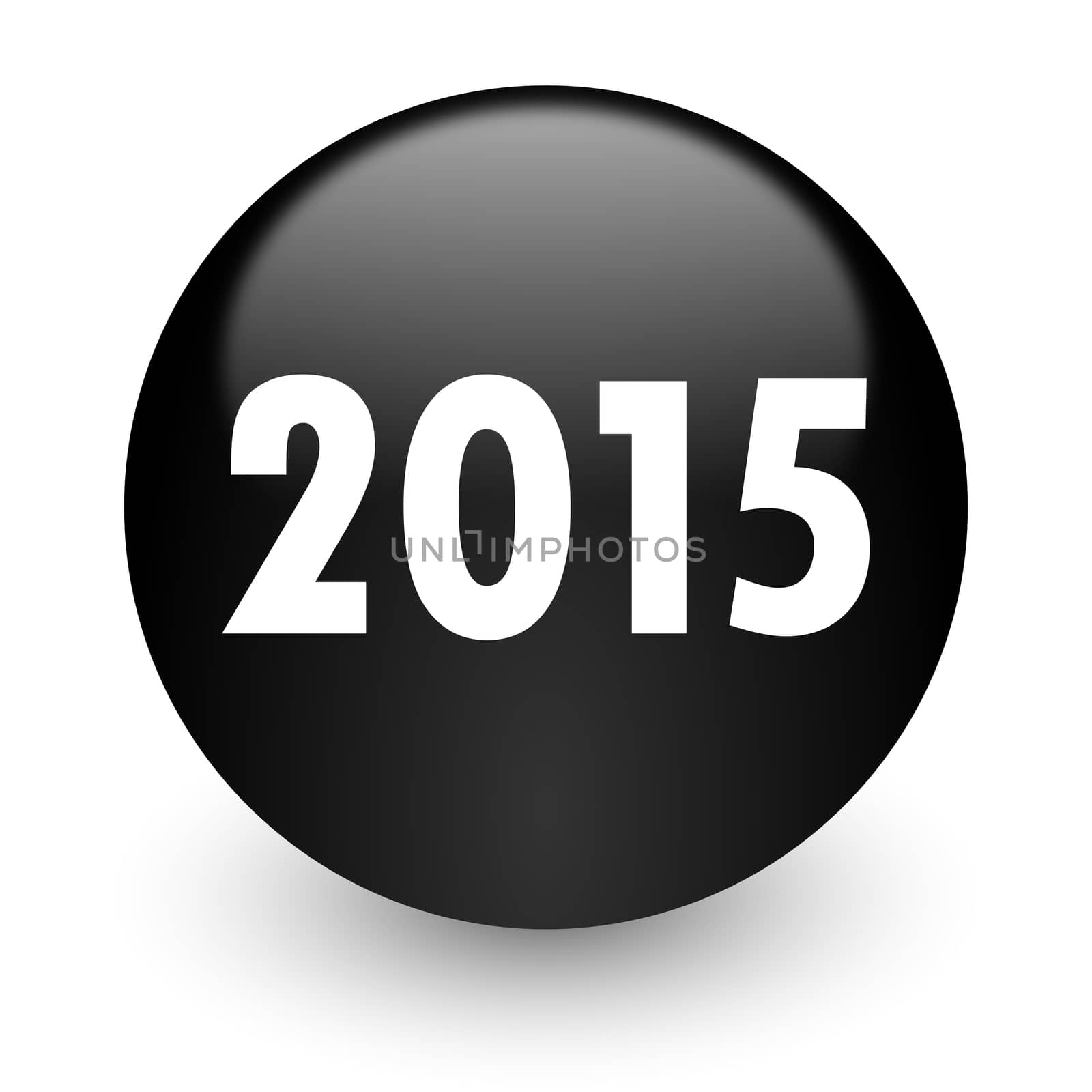 black glossy computer icon