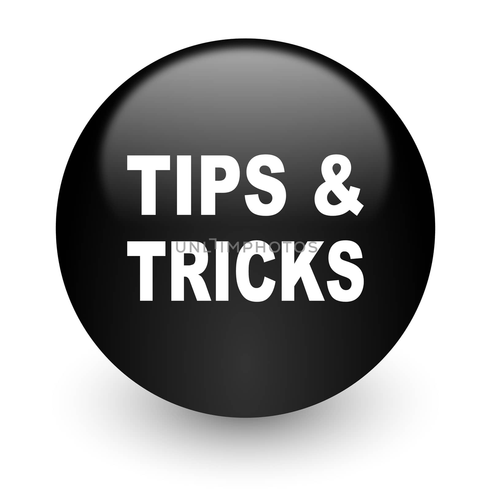 black glossy computer icon