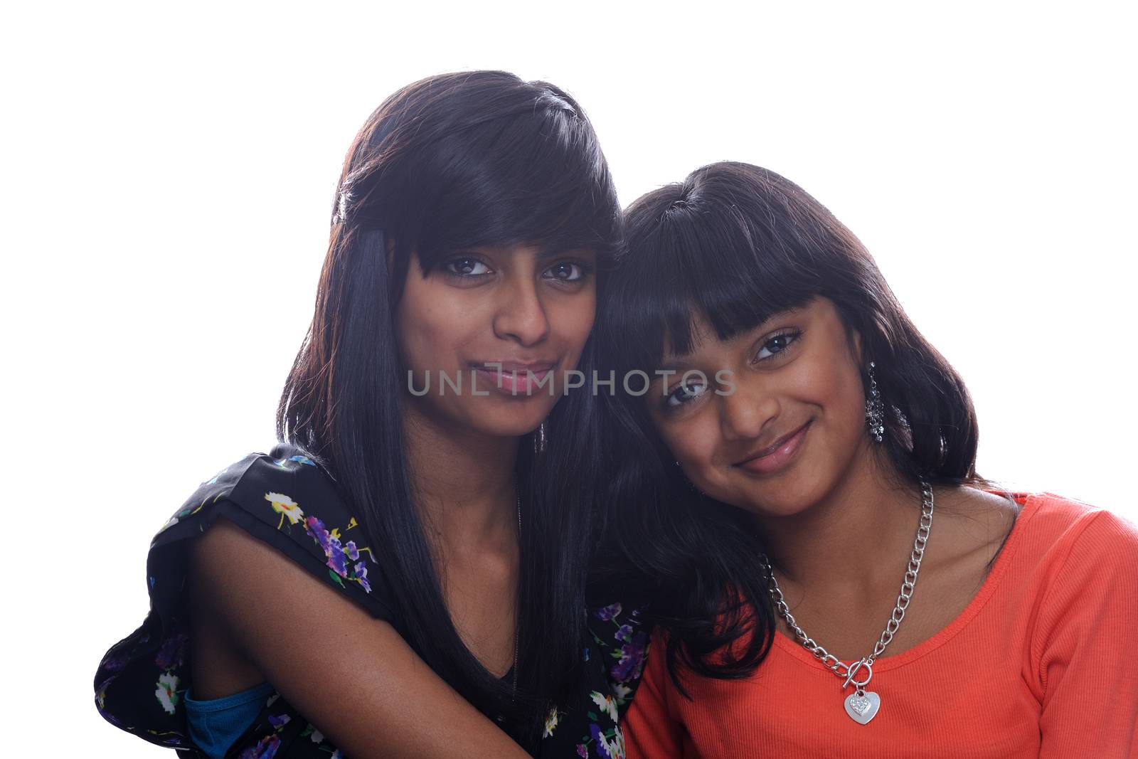 Young Indian sisters by kmwphotography