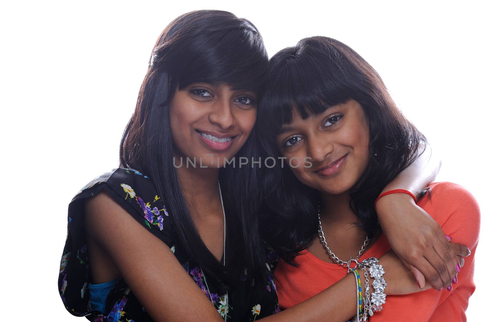 Two indian sisters by kmwphotography