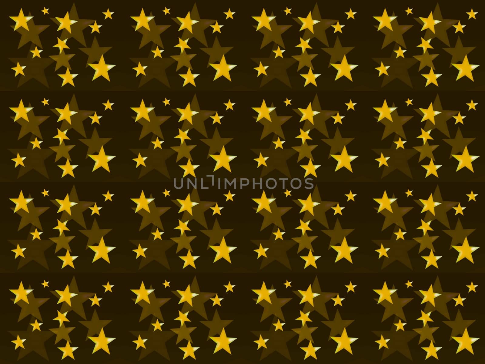 Digital computer graphic - seamless decorative background with a stars in a brown colors for design.