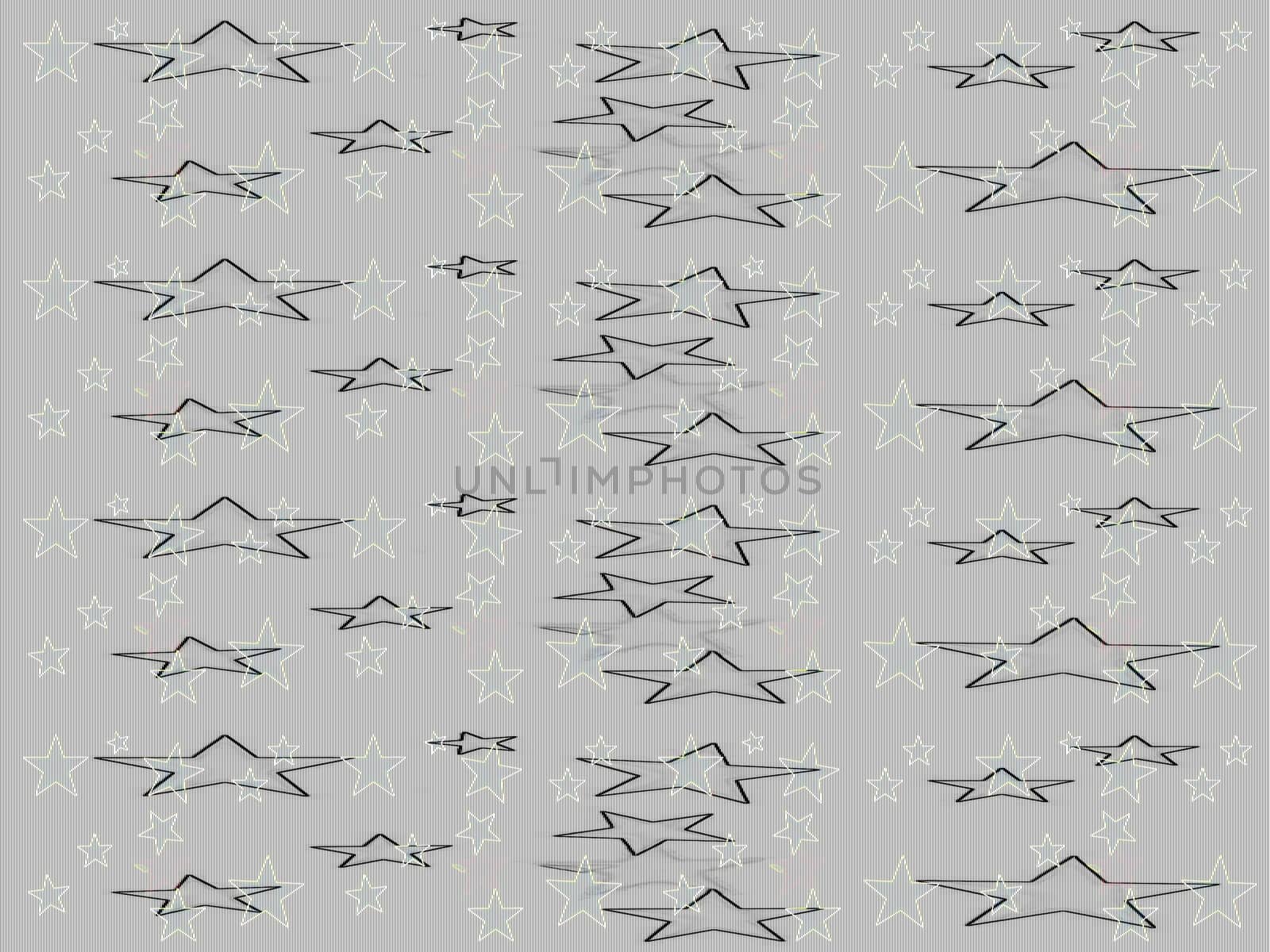Digital computer graphic - decorative seamless ornament with a stars for design.