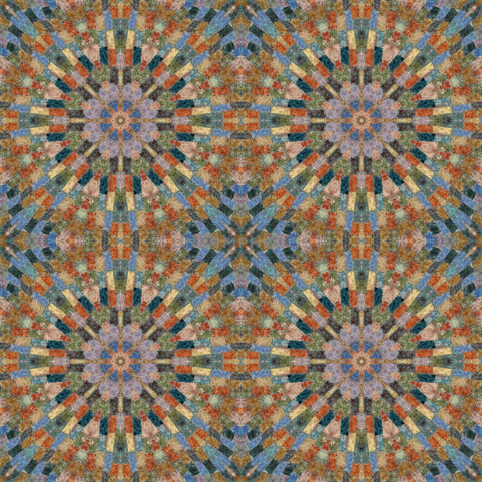 Seamless pattern, mosaic of  fabric by alexcoolok