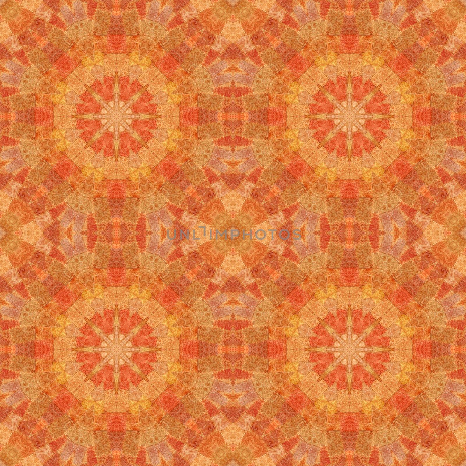 Seamless pattern, mosaic of  fabric by alexcoolok