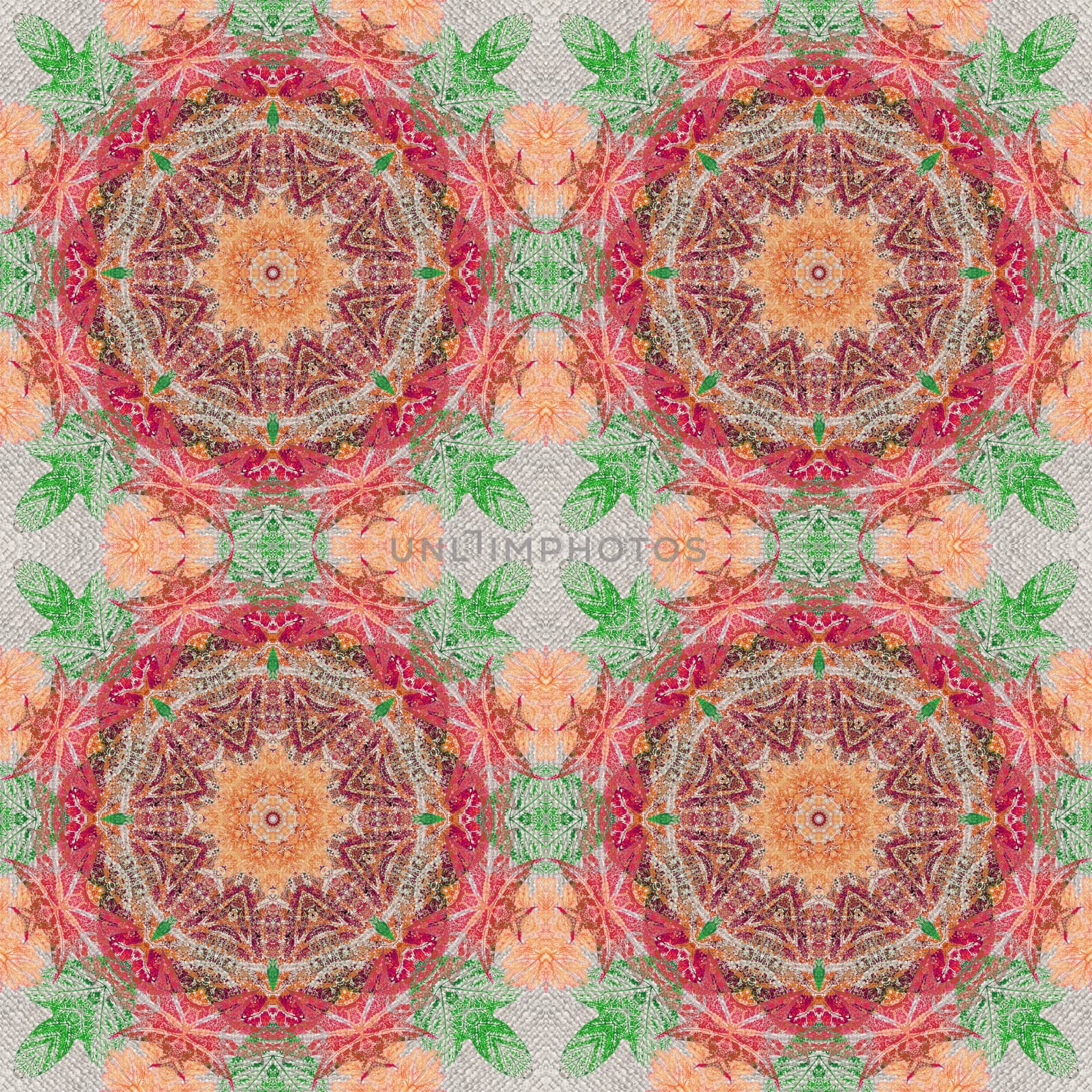 Artistic background, seamless abstract floral pattern, paintings on canvas