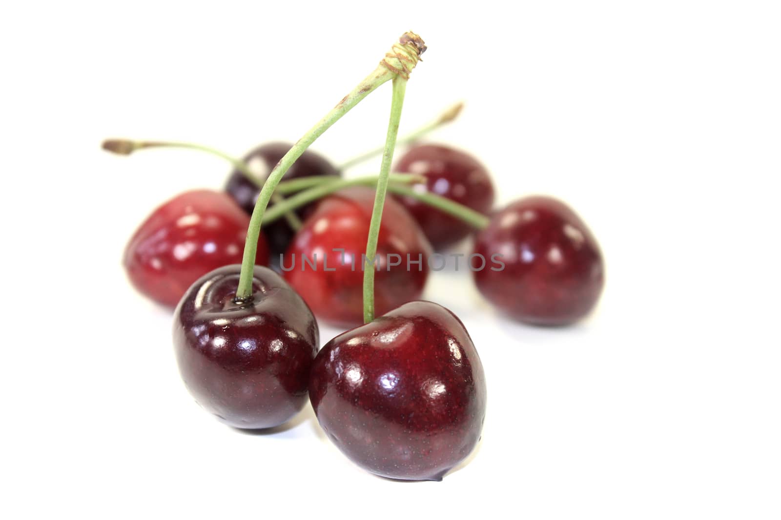 fresh red juicy cherries by discovery