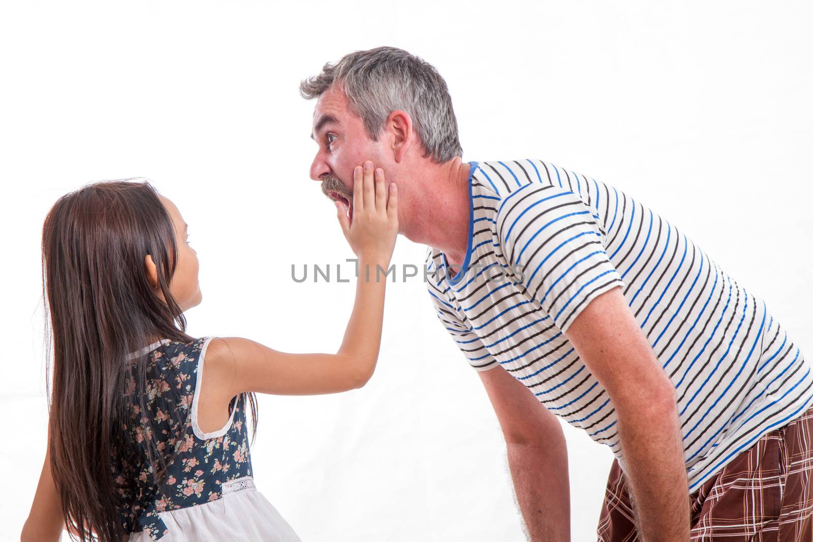Naughty girl slapping dad by imagesbykenny