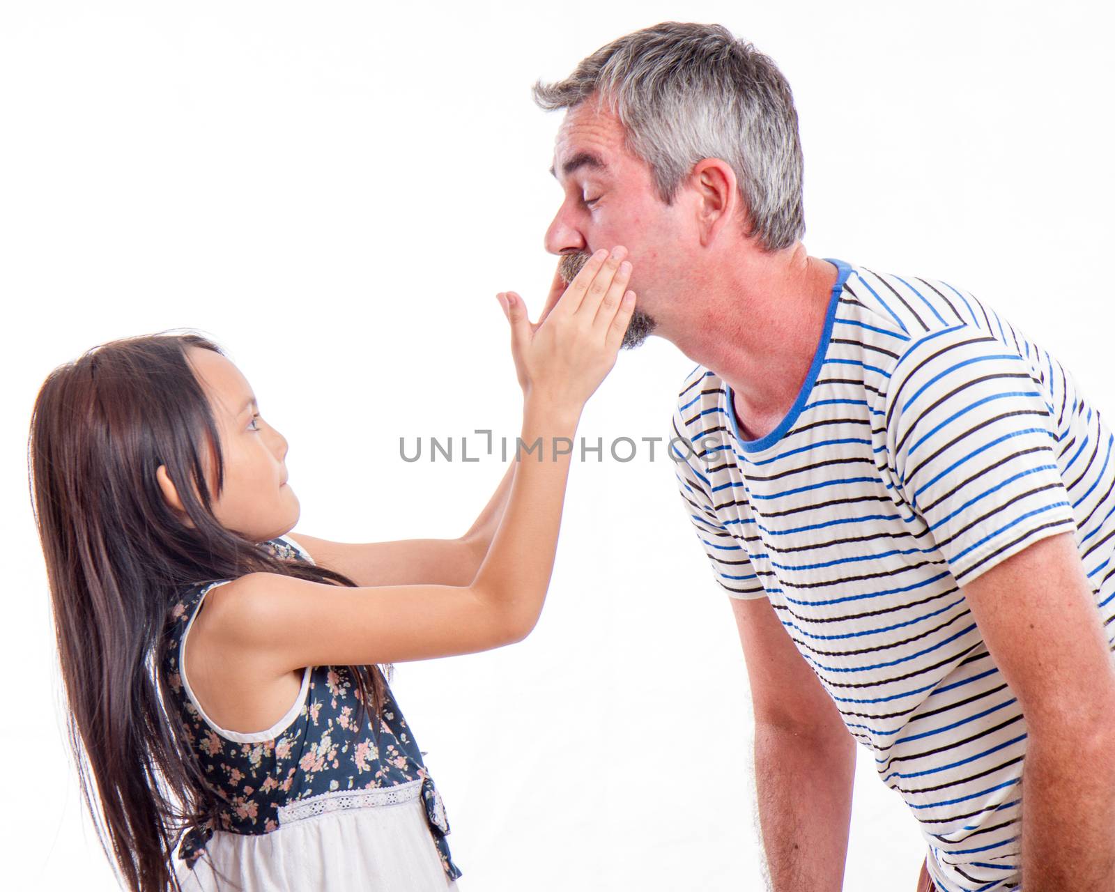 Naughty daughter slapping dad by imagesbykenny