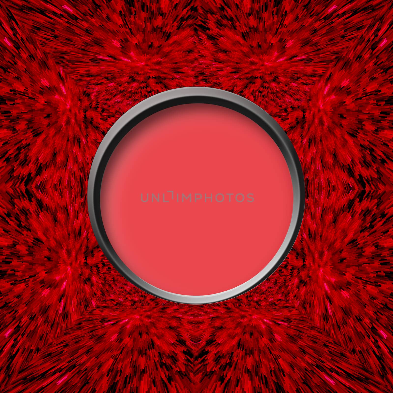 red abstract texture with round pale centre