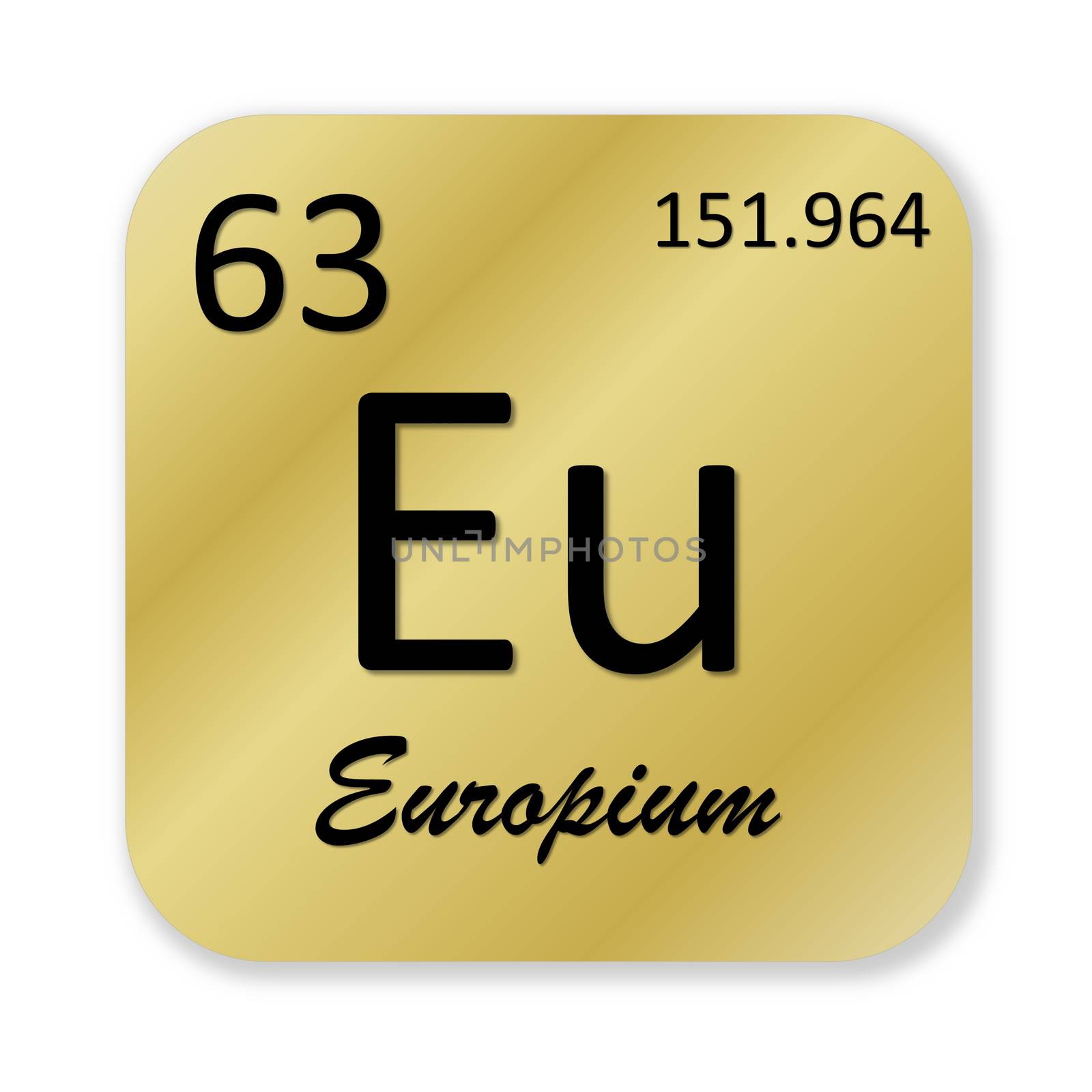 Europium element by Elenaphotos21